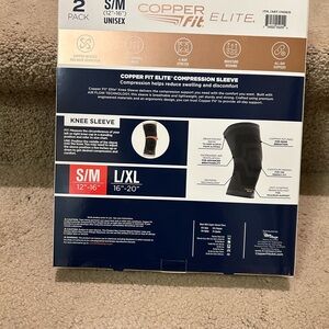 Copper Fit Elite Black Compression Sleeve